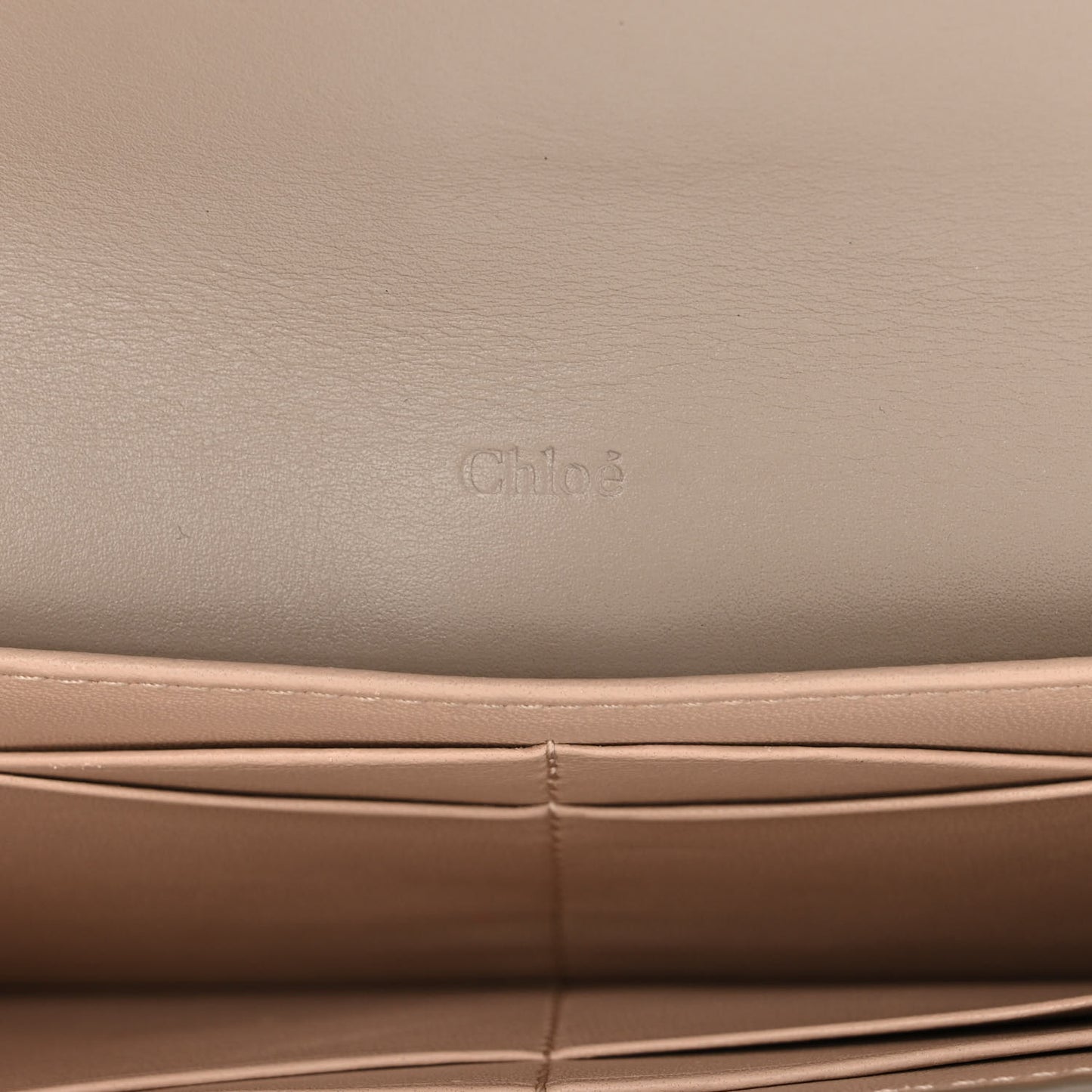 Calfskin Aby Flap Wallet Motty Grey
