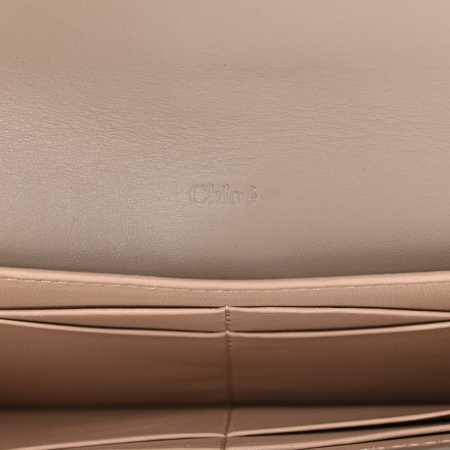 Chloe Calfskin Aby Flap Wallet Motty Grey 6 of 9