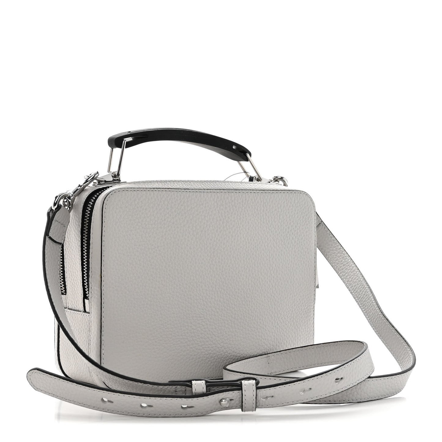 Calfskin The Box 23 Crossbody Grey