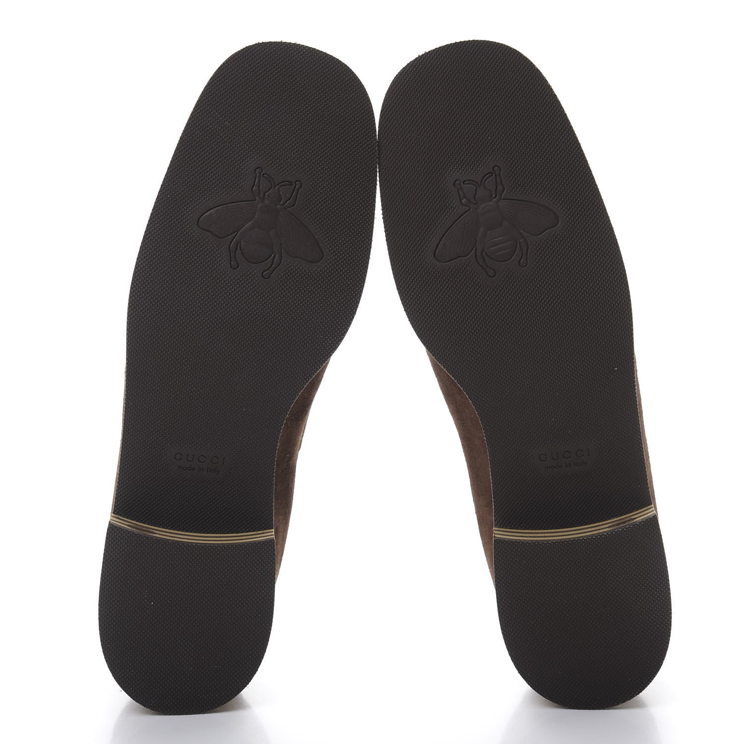 Gucci Velvet GG Monogram Thompson Derby Loafers 38 Vintage Cocoa Brown 6 of 9