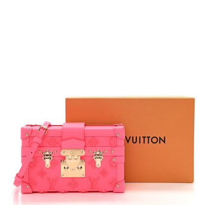 Louis Vuitton Monogram Tuffetage Petite Malle Rose Fluo 8 of 8