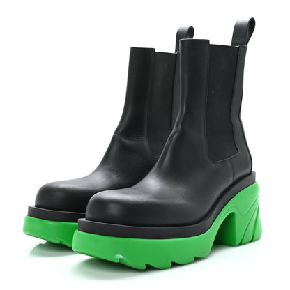 Bottega Veneta Calfskin The Flash Chelsea Boots 39 Black Grass 3 of 8