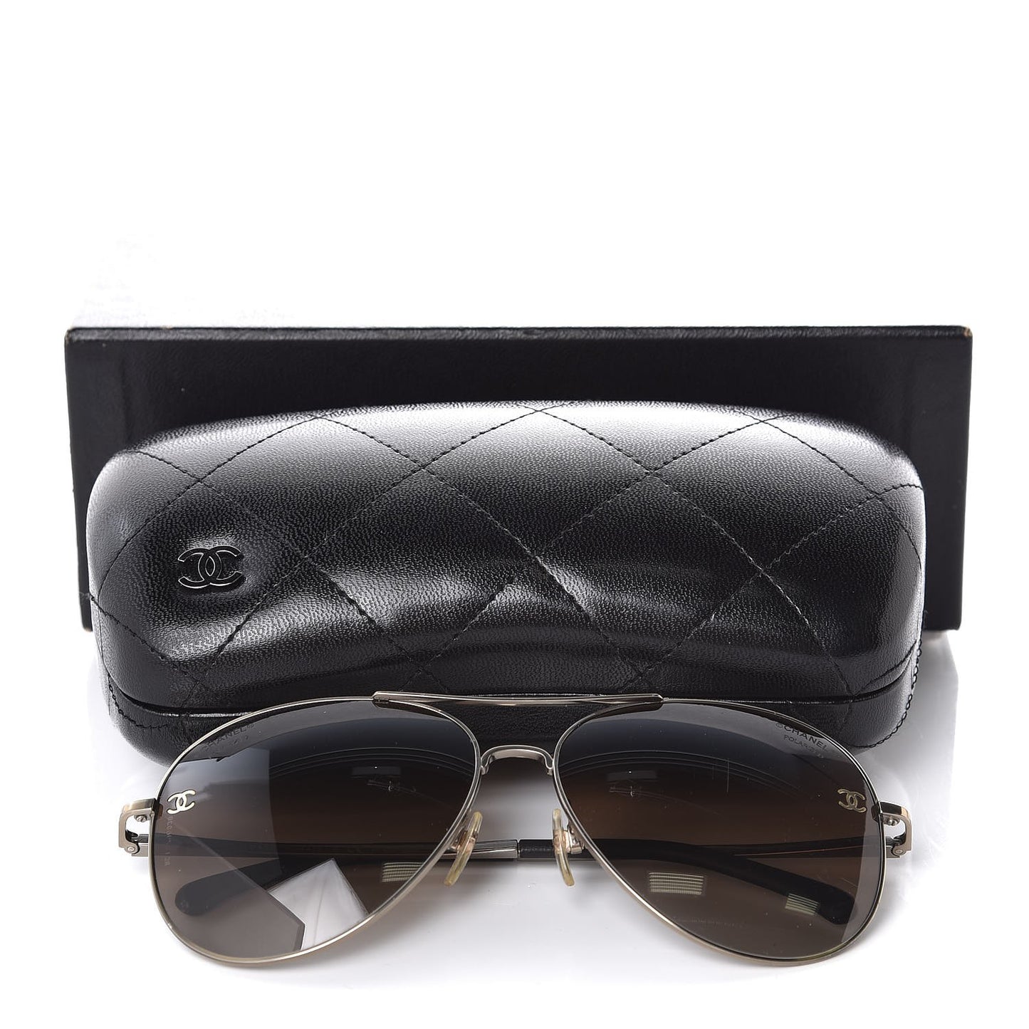 Polarized CC Aviator Sunglasses 4189-T-Q Gold