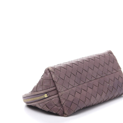 Bottega Veneta Nappa Intrecciato Cosmetic Case Lilac 6 of 12
