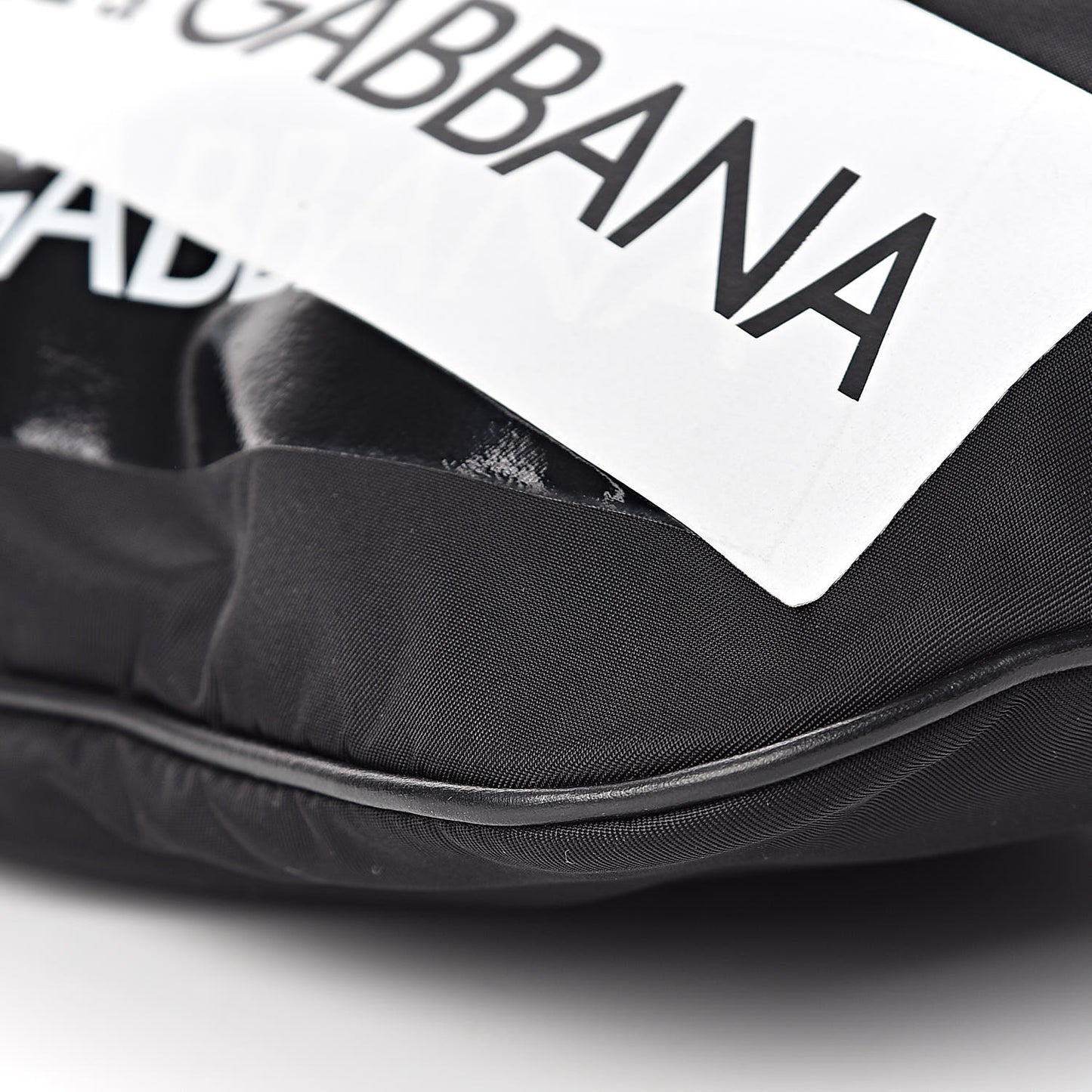 Nylon Logo Belt Bag Black Multicolor