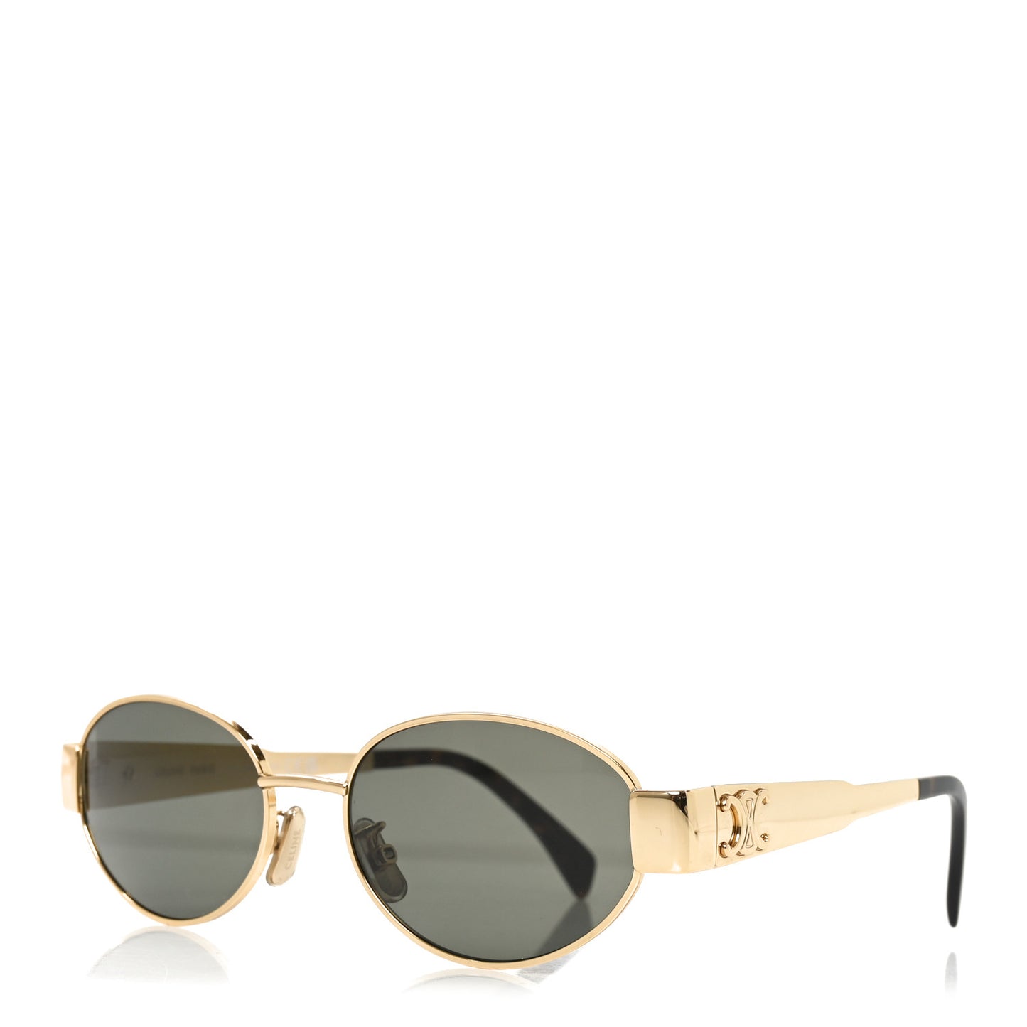 Metal Triomphe 01 Sunglasses CL40235U Gold Green