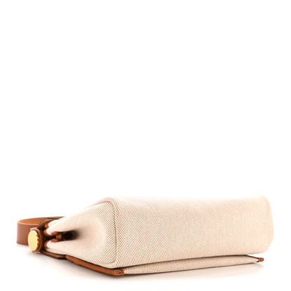 Hermes Military Toile Vache Hunter Herbag Zip Retourne 20 Ecru Beige Fauve 4 of 10