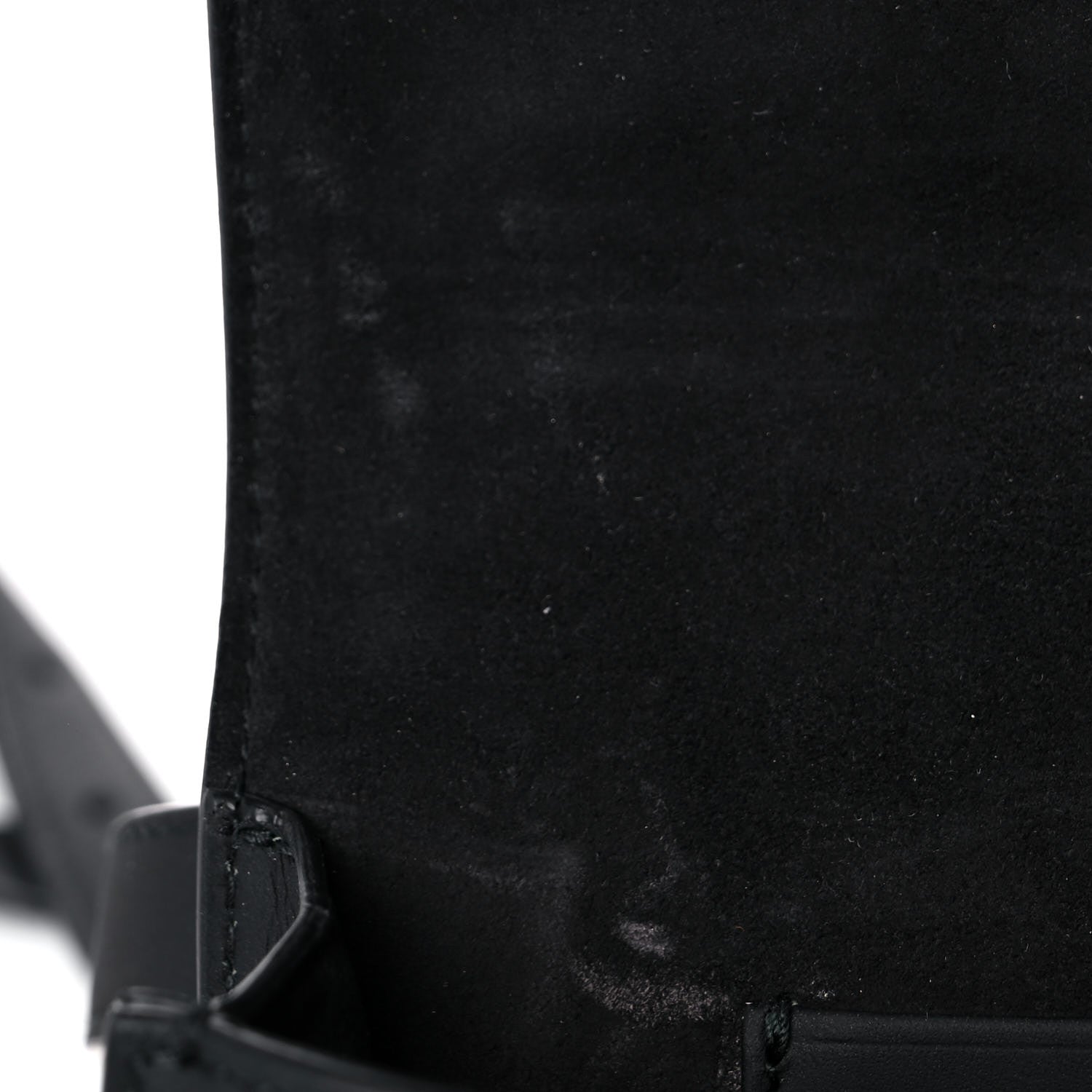 Christian Dior Ultra Matte Calfskin Saddle Belt Bag Black 12 of 14