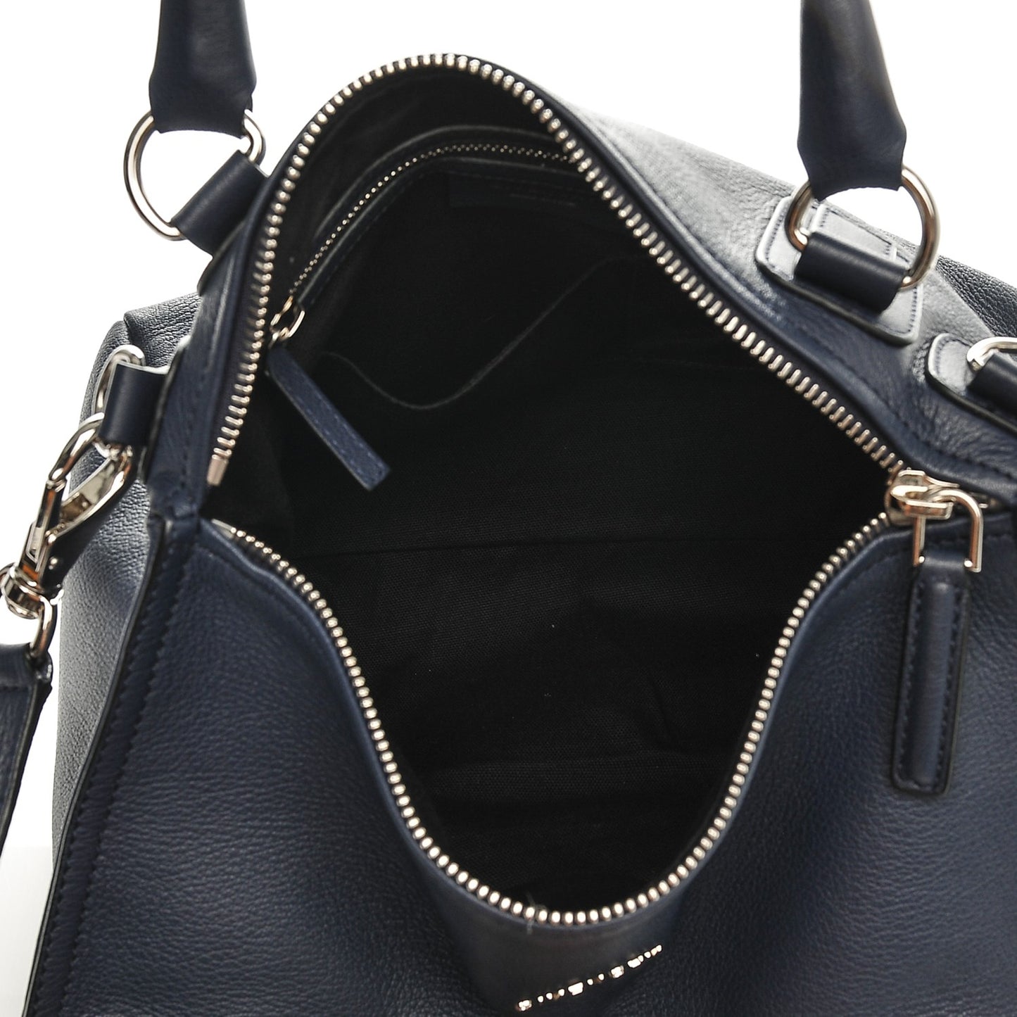 Goatskin Medium Pandora Navy