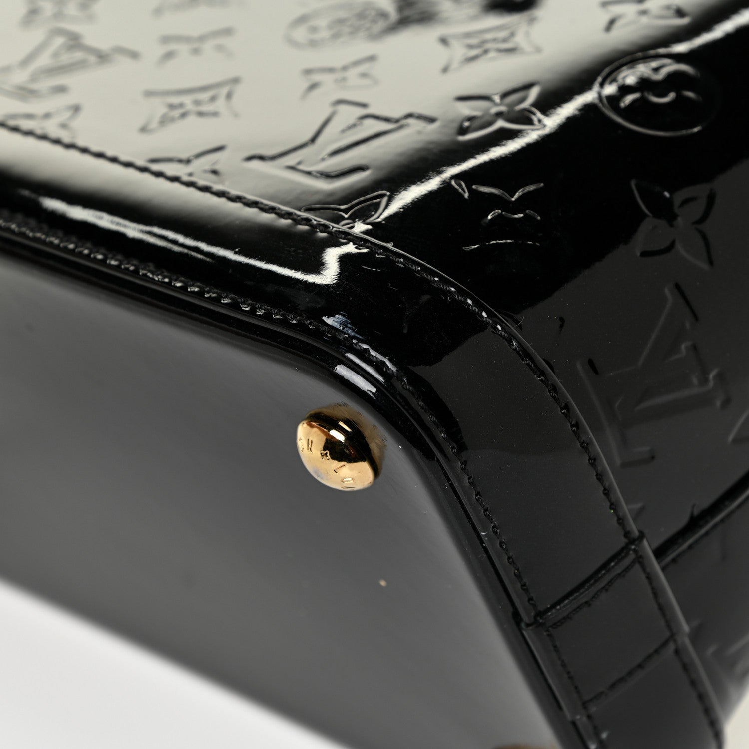 Louis Vuitton Vernis Lockit PM Black 13 of 17