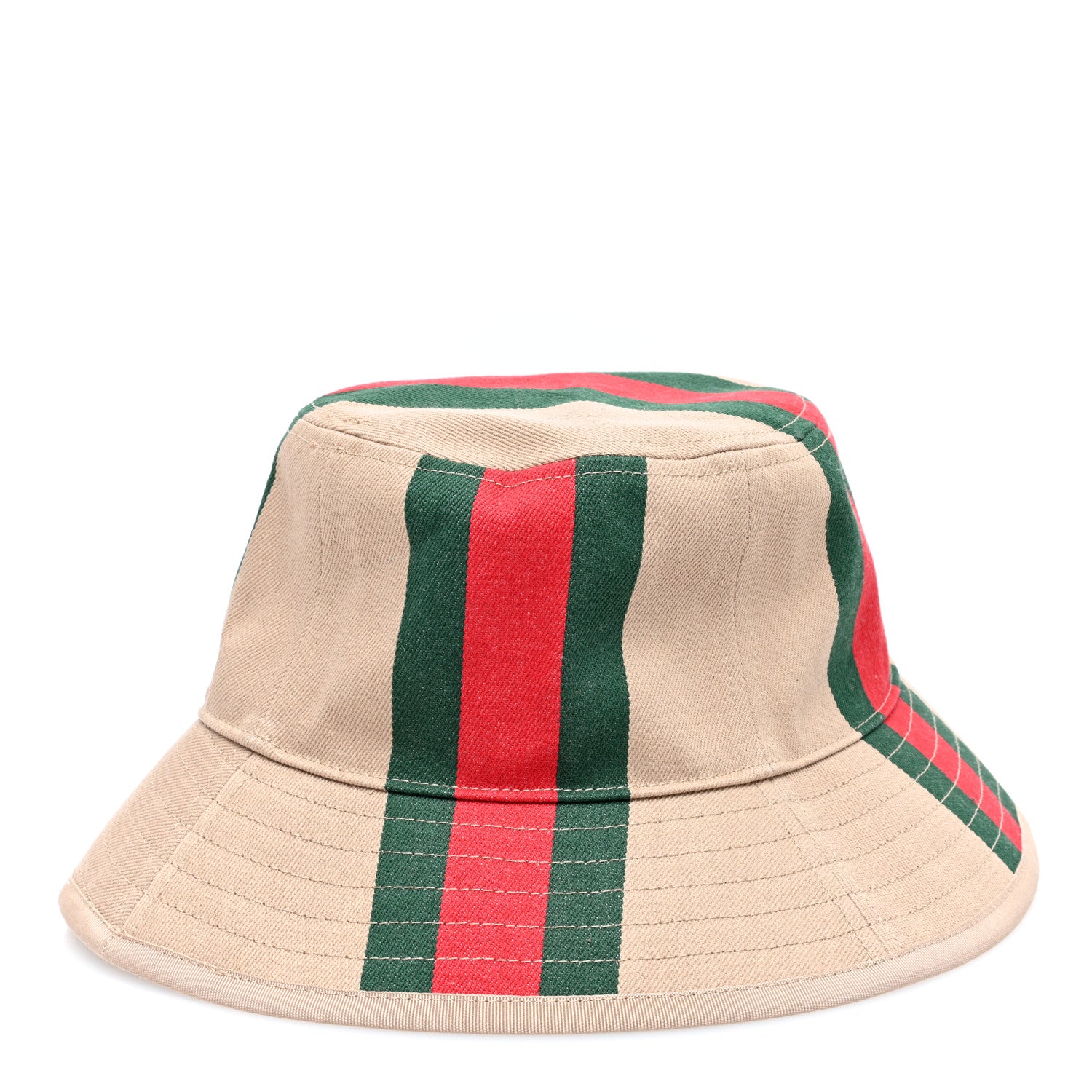 Gucci Monogram Canvas Web Bucket Hat L Beige 6 of 8
