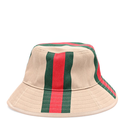 Gucci Monogram Canvas Web Bucket Hat L Beige 6 of 8