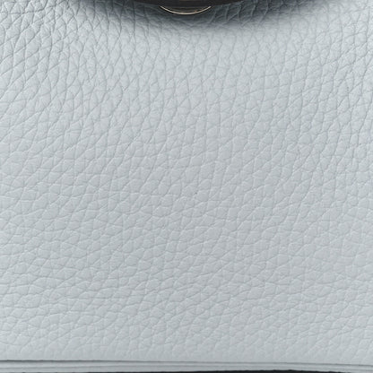Hermes Taurillon Clemence Mini Lindy 20 Bleu Pale 8 of 10