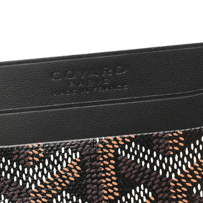 Goyard Goyardine Saint Sulpice Card Holder Black 6 of 7