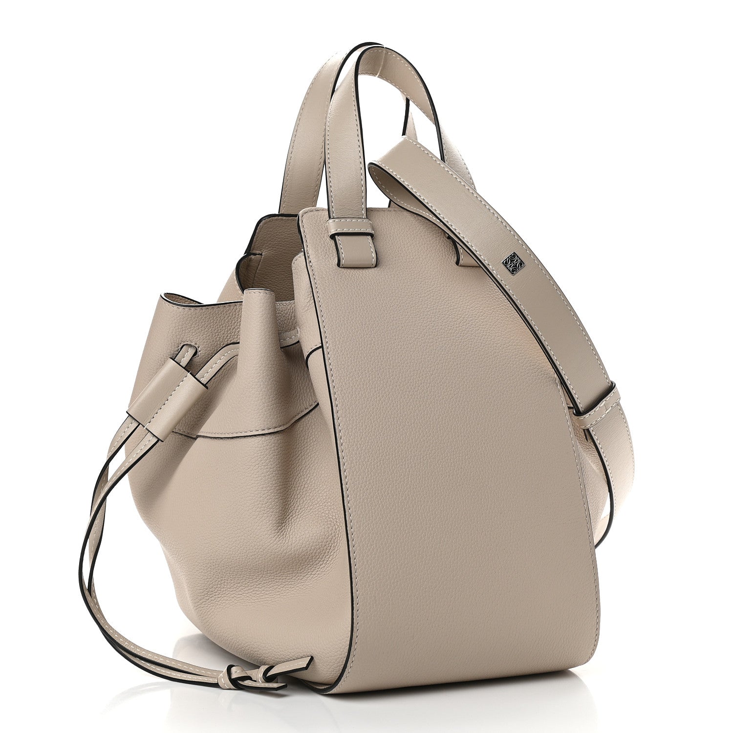 Loewe Calfskin Medium Hammock Shoulder Bag Light Oat 3 of 9