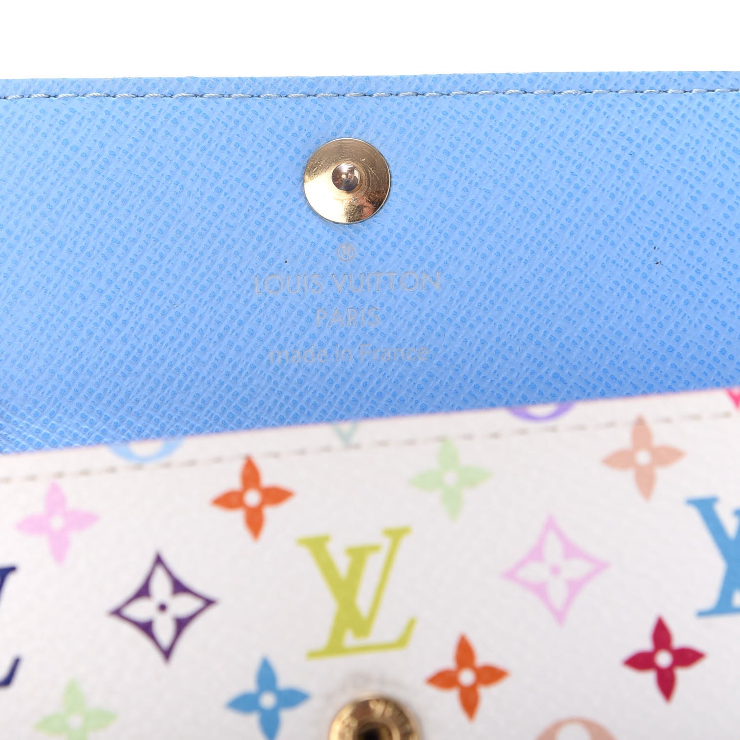 Monogram Multicolor Multicles 4 Key Holder White Raisin