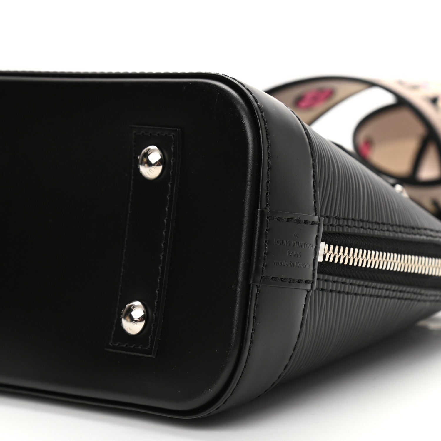 Louis Vuitton Epi Jacquard Alma BB Black 8 of 8