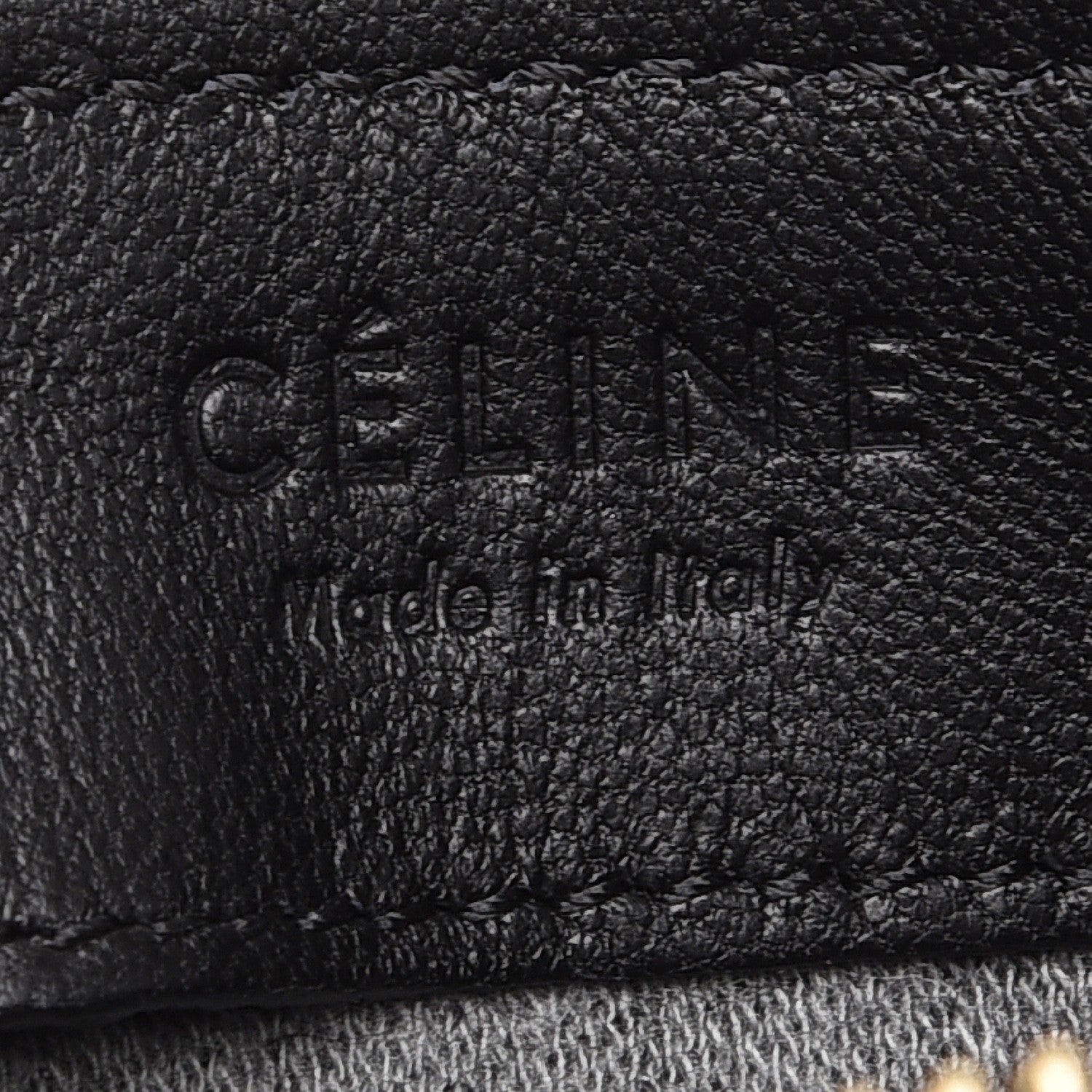 Celine Lambskin Small Trio Crossbody Bag Black 7 of 7