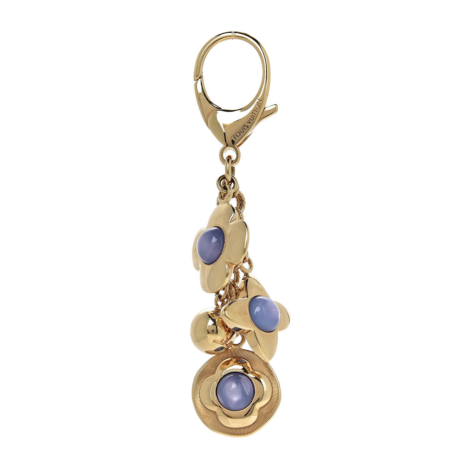 Louis Vuitton Tresor Bag Charm Purple Gold 1 of 3