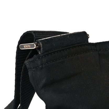 Prada Nylon Vela Flat Messenger Bag Black 12 of 13