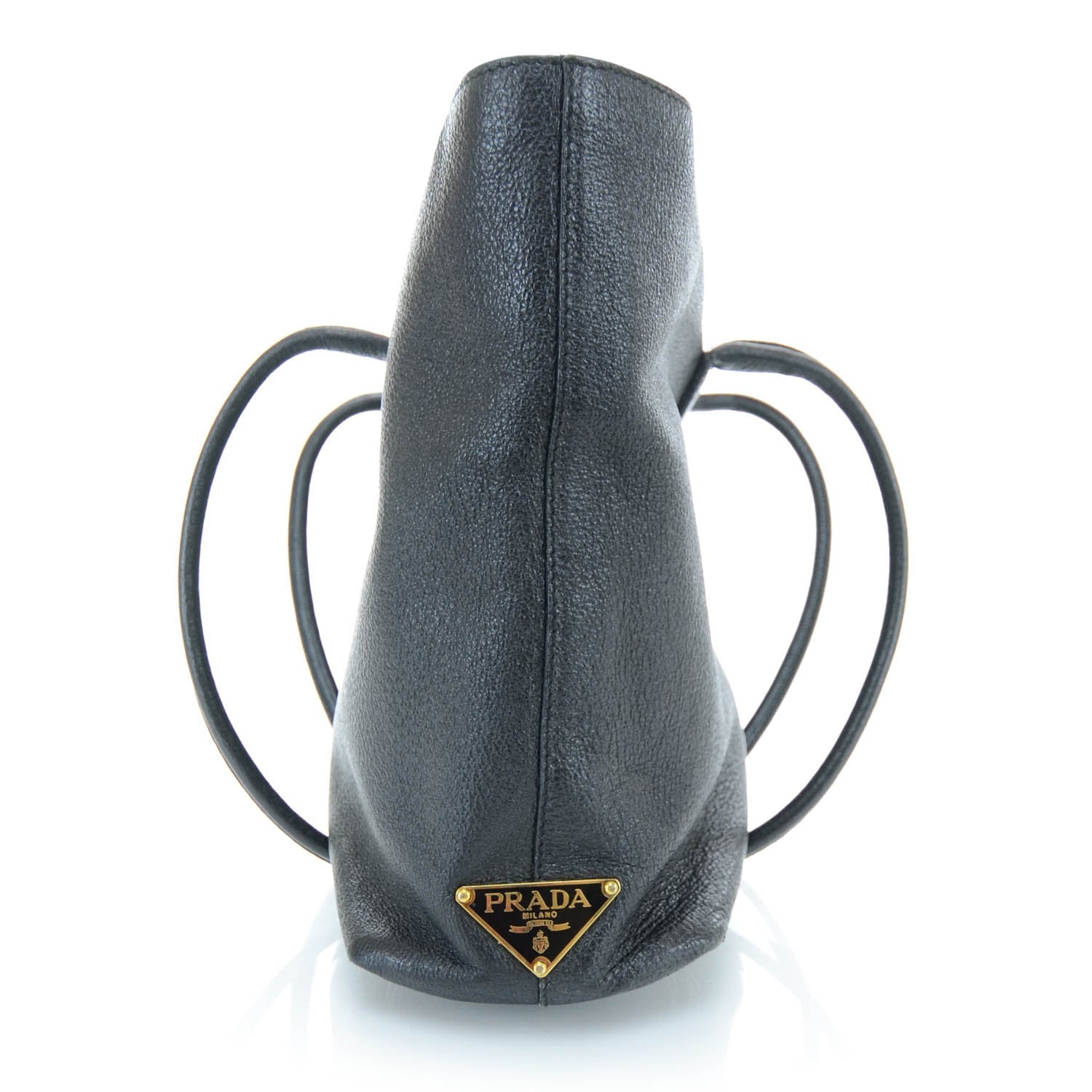 Prada Leather Shopper Tote Nero Black 6 of 9