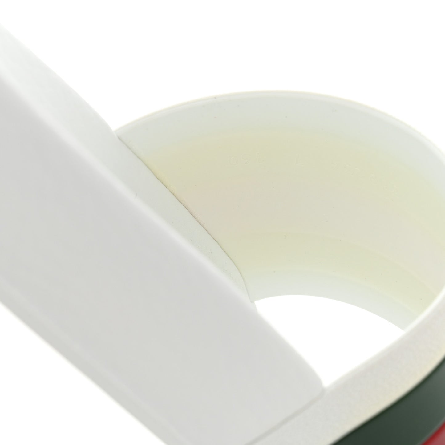 Rubber Web Mens Pool Slide Sandals 7 White Green Red