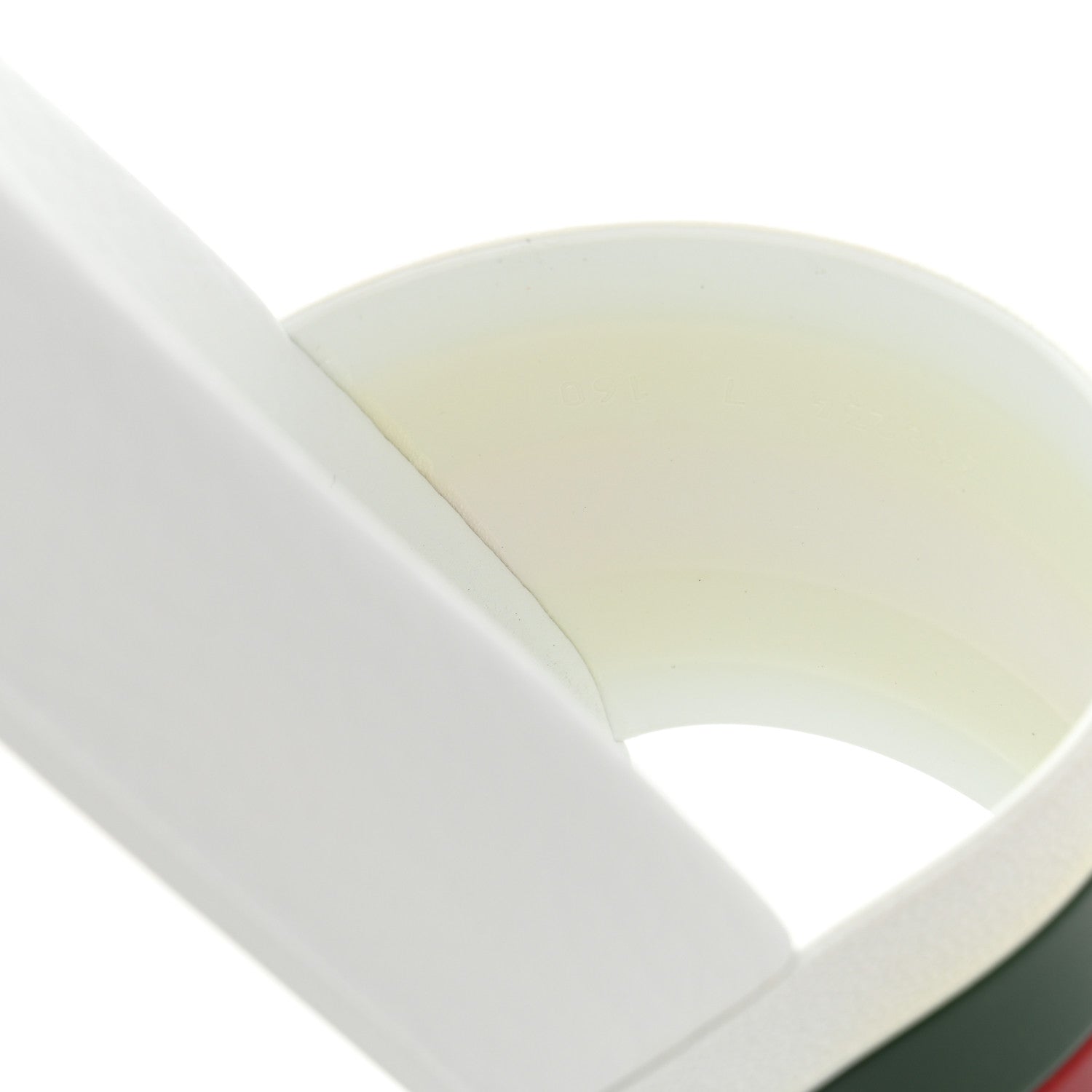 Gucci Rubber Web Mens Pool Slide Sandals 7 White Green Red 8 of 10