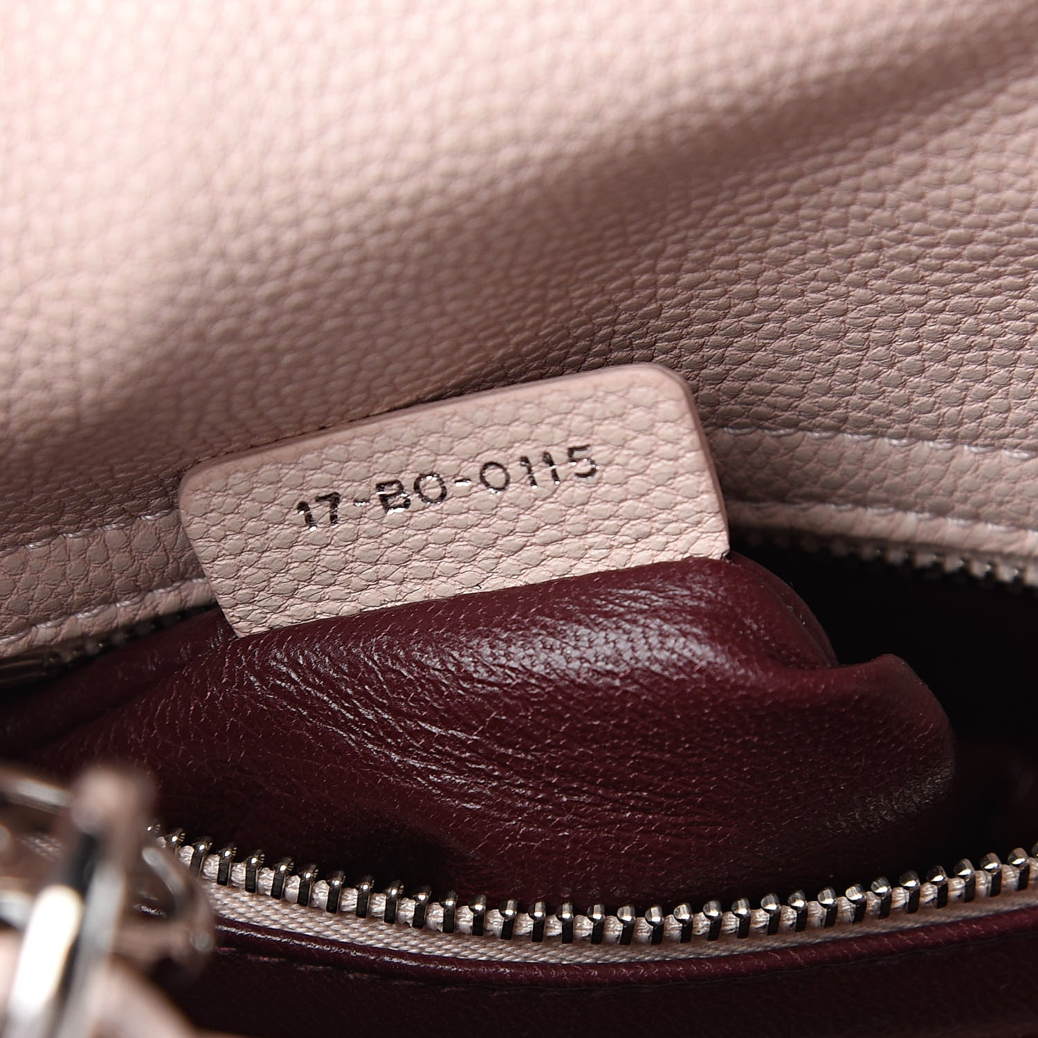 Christian Dior Grained Calfskin Cannage Mini Lady Dior Rose Poudre 7 of 10