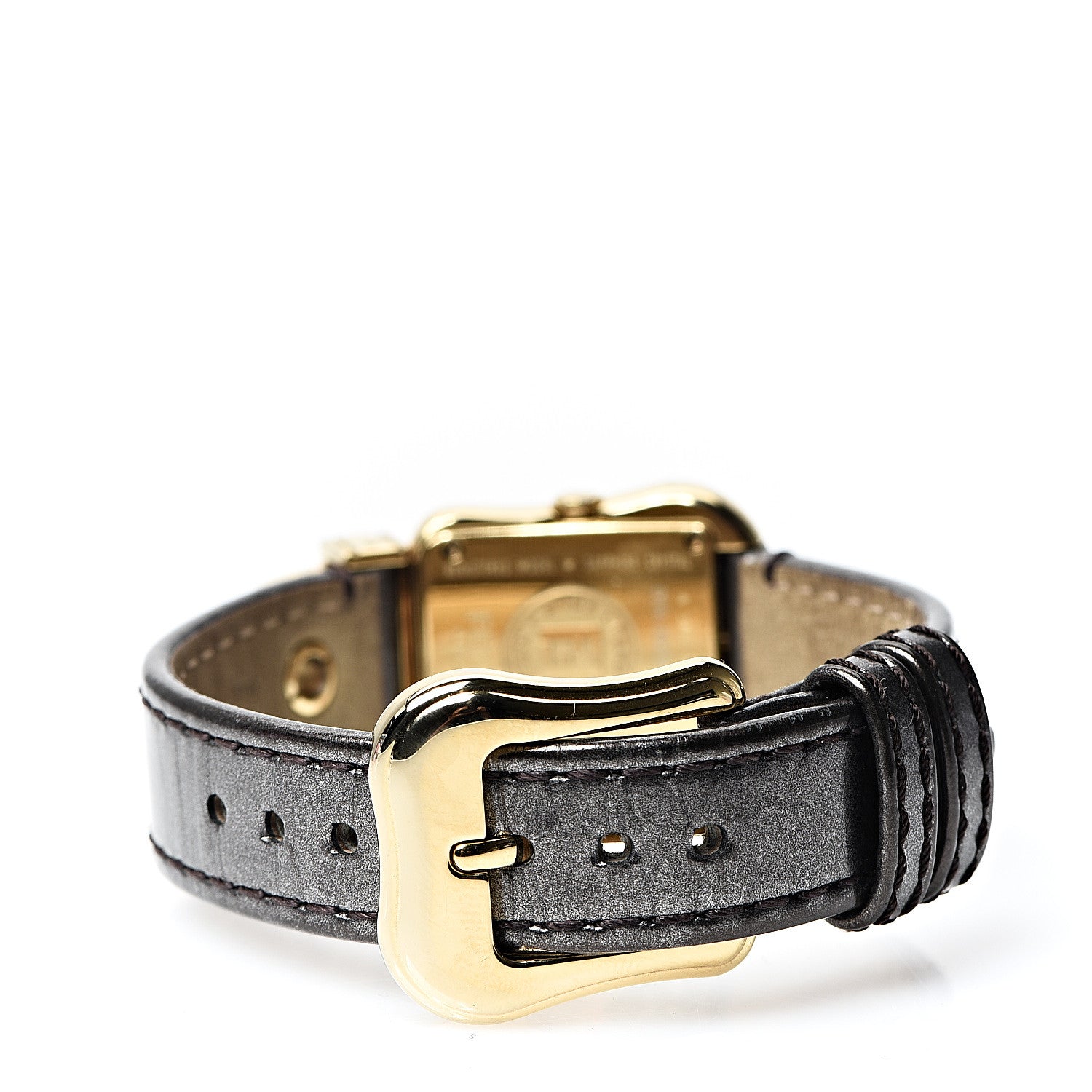 Fendi Stainless Steel Calfskin Diamond Mother of Pearl 22mm B.Fendi Buckle Quartz Watch 3 of 6