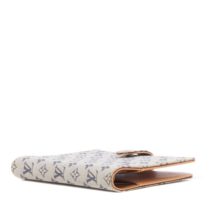 Louis Vuitton Mini Lin Small Ring Agenda Cover Blue 3 of 7