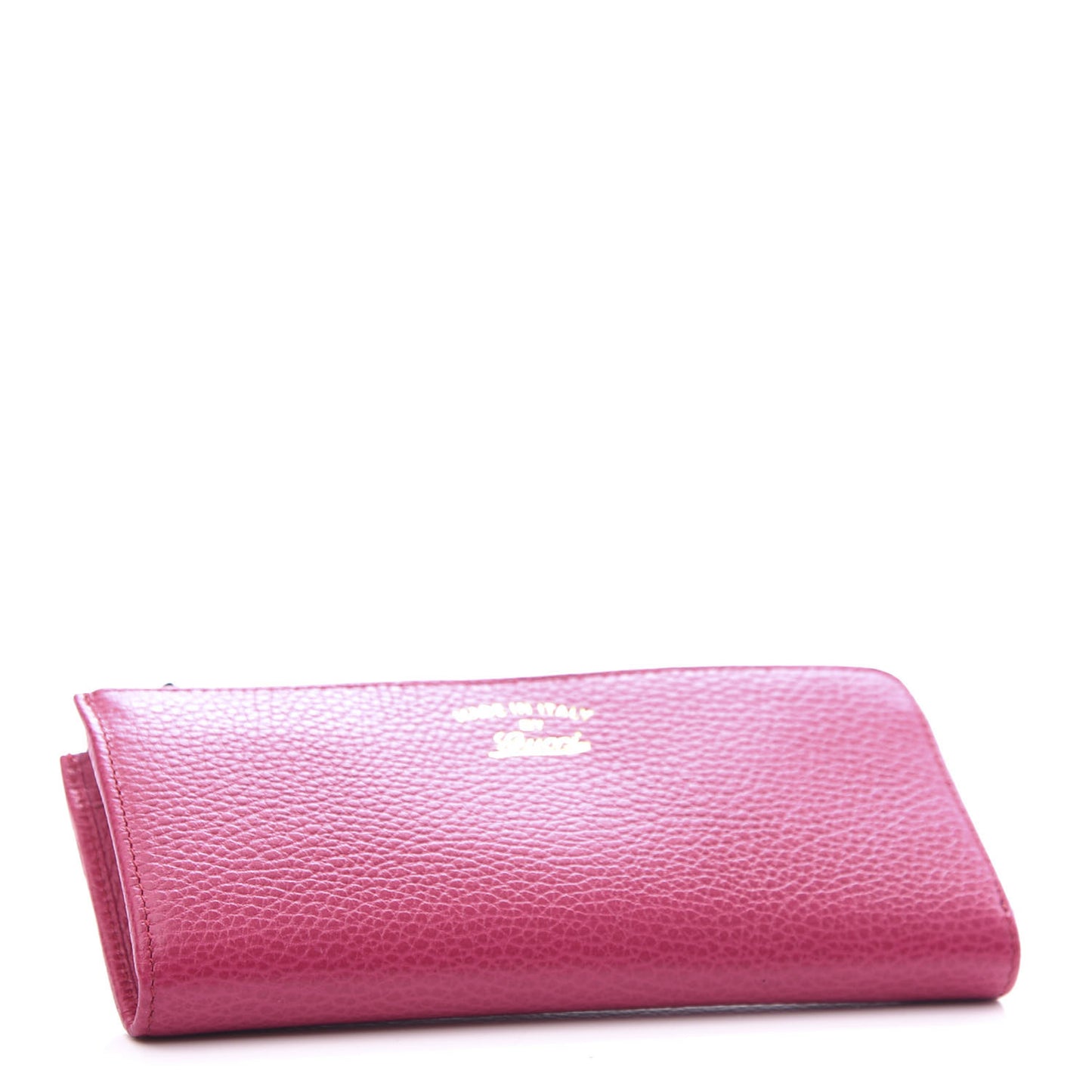 Dollar Calfskin Swing Zip Wallet Blossom