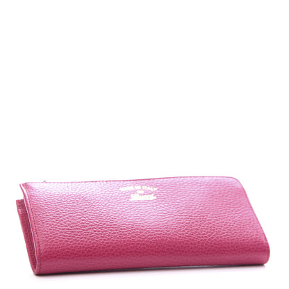 Gucci Dollar Calfskin Swing Zip Wallet Blossom 3 of 9