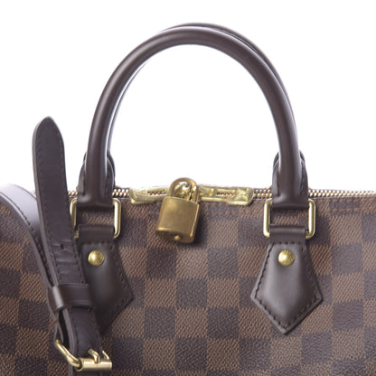 Louis Vuitton Damier Ebene Speedy Bandouliere 25 8 of 9