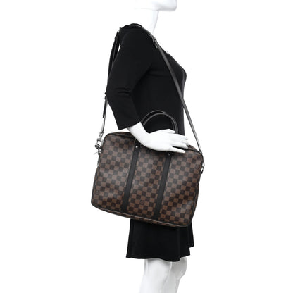 Louis Vuitton Damier Ebene Porte-Documents Voyage PM 2 of 13