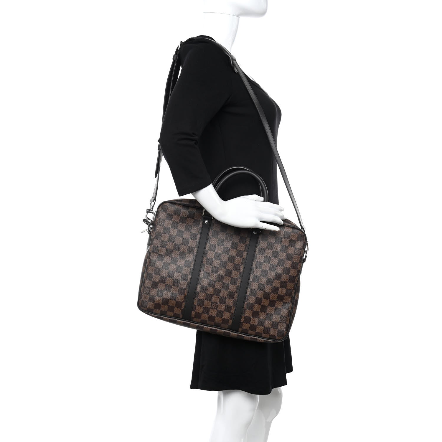 Louis Vuitton Damier Ebene Porte-Documents Voyage PM 2 of 13