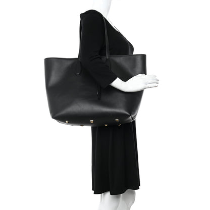 Salvatore Ferragamo Calfskin Studio Tote Black 2 of 14