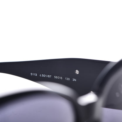 Chanel Camellia CC Sunglasses 5113 Black 6 of 7