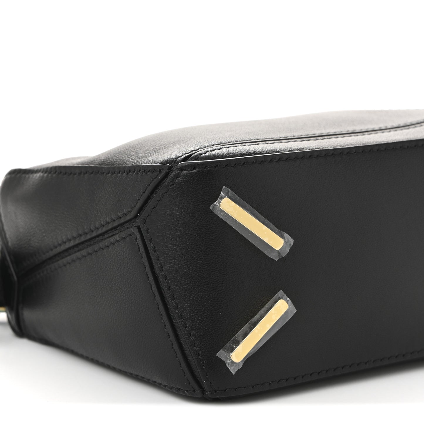 Nappa Lambskin Featherlight Mini Puzzle Bag Black