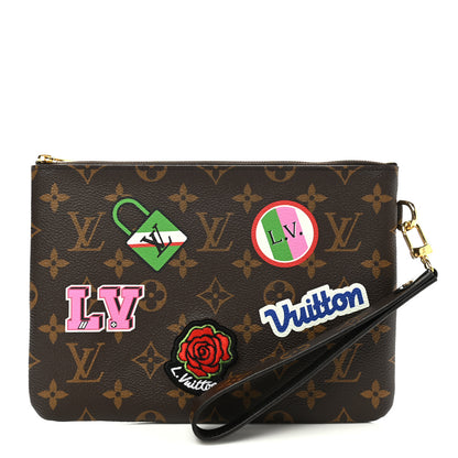 Louis Vuitton Monogram Travel Stickers City Pouch 1 of 7