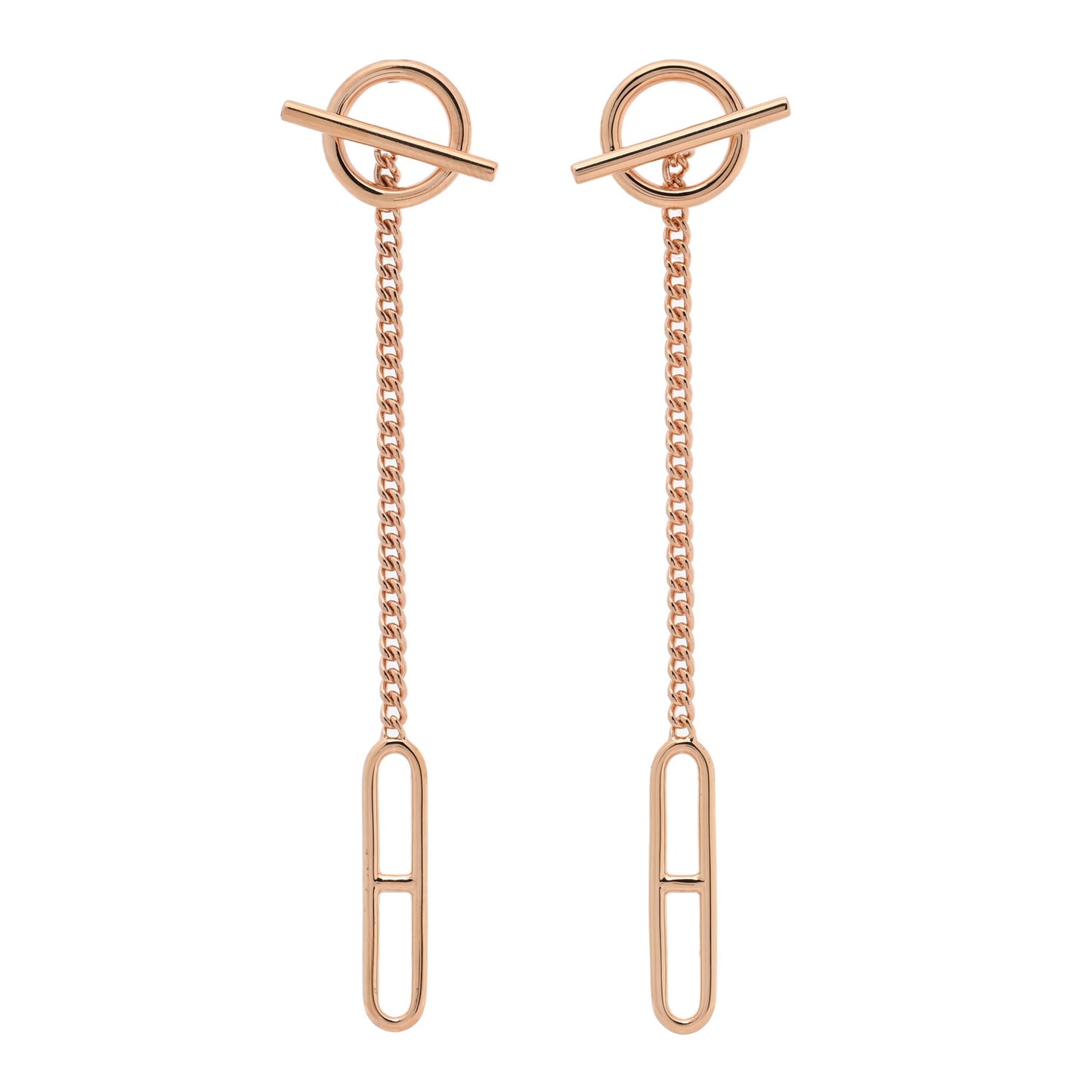 18K Rose Gold Echappee Earrings