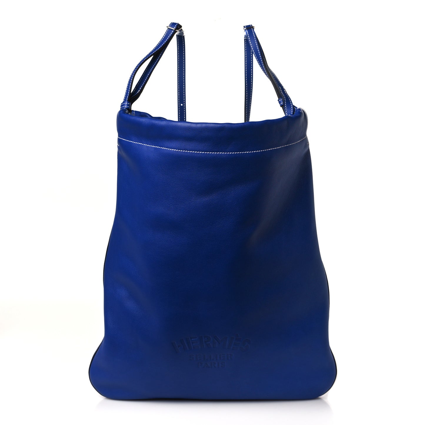 Cheri Calfskin Bridado Backpack Bleu Electrique
