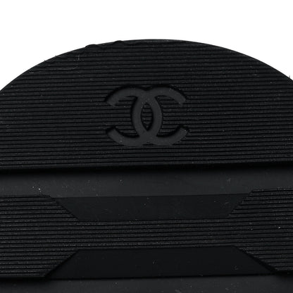 Chanel Shiny Calfskin Quilted Lace Up Combat Boots 37.5 Black 8 of 11