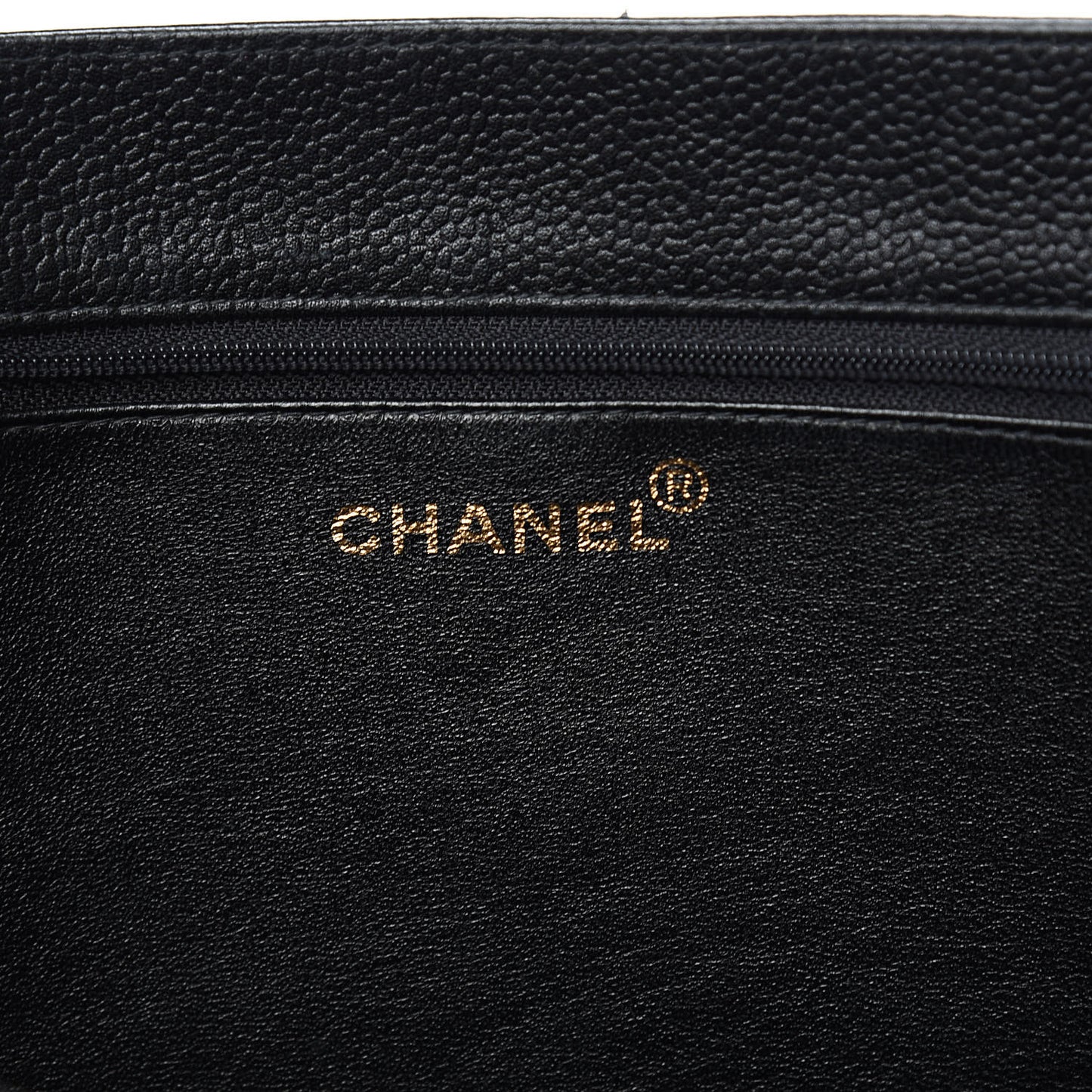Caviar CC Shoulder Bag Black
