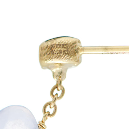 Marco Bicego 18K Yellow Gold Chalcedony Paradise Drop Earrings 4 of 5