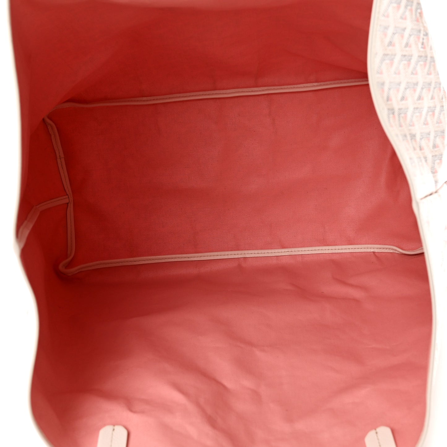 Goyardine Saint Louis Claire Voie GM White Pink