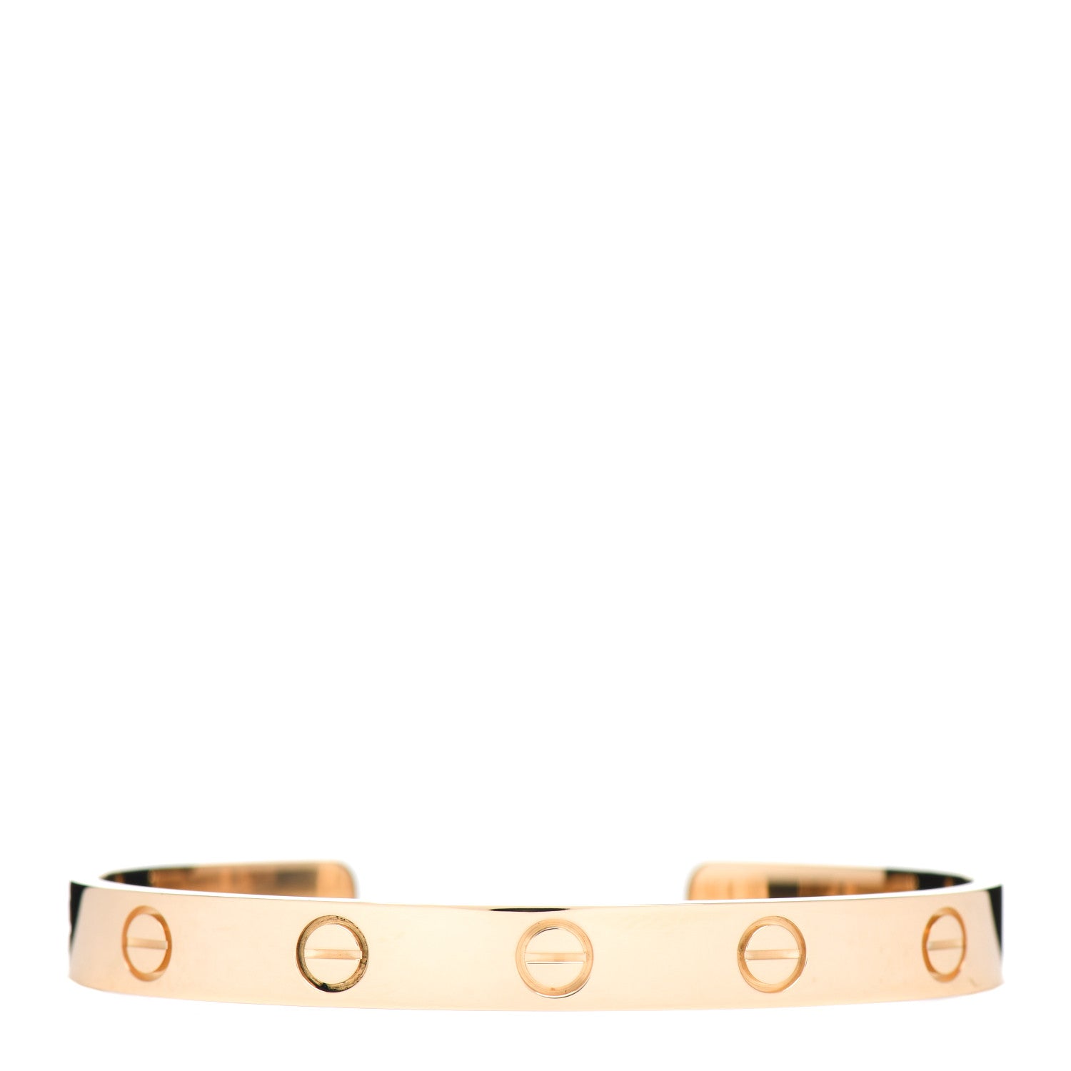 Cartier 18K Yellow Gold LOVE Cuff Bracelet 16 1 of 5