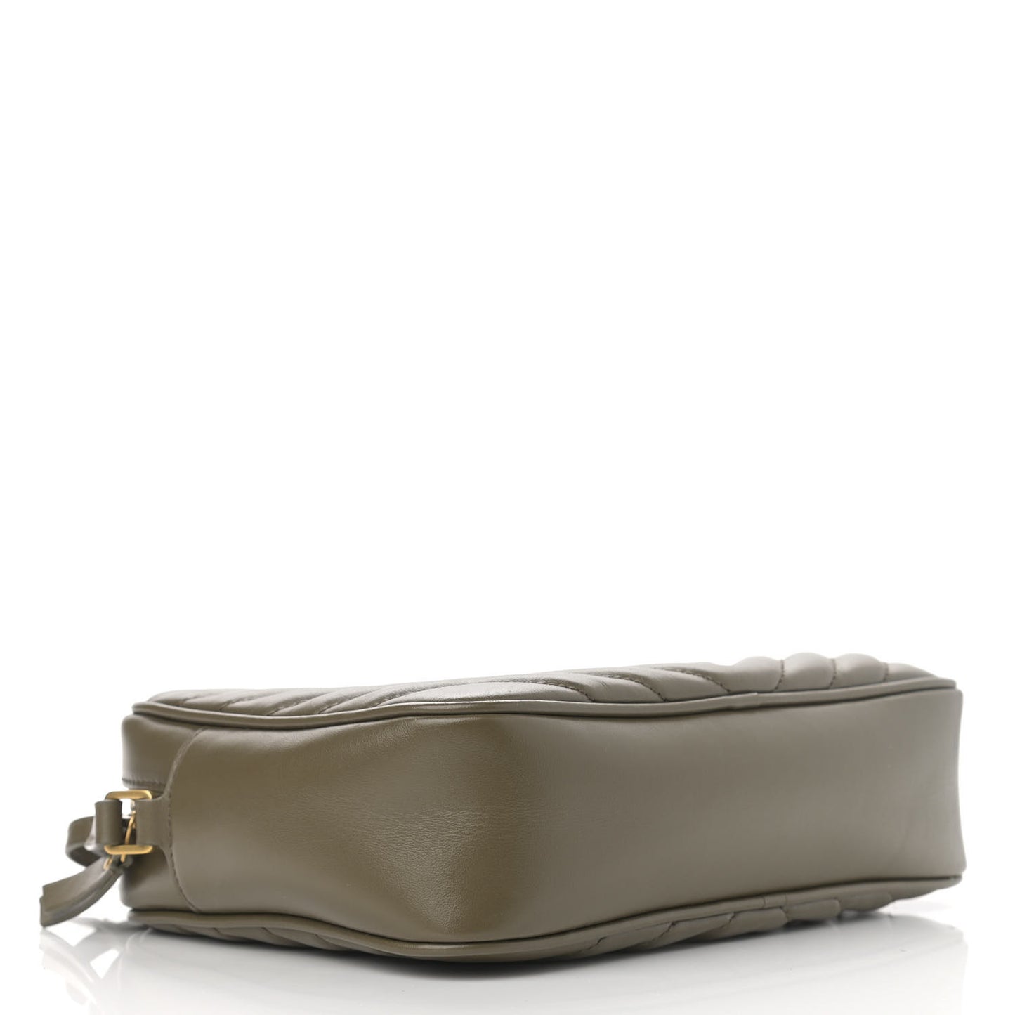 Calfskin Matelasse Monogram Lou Camera Bag Military Olive