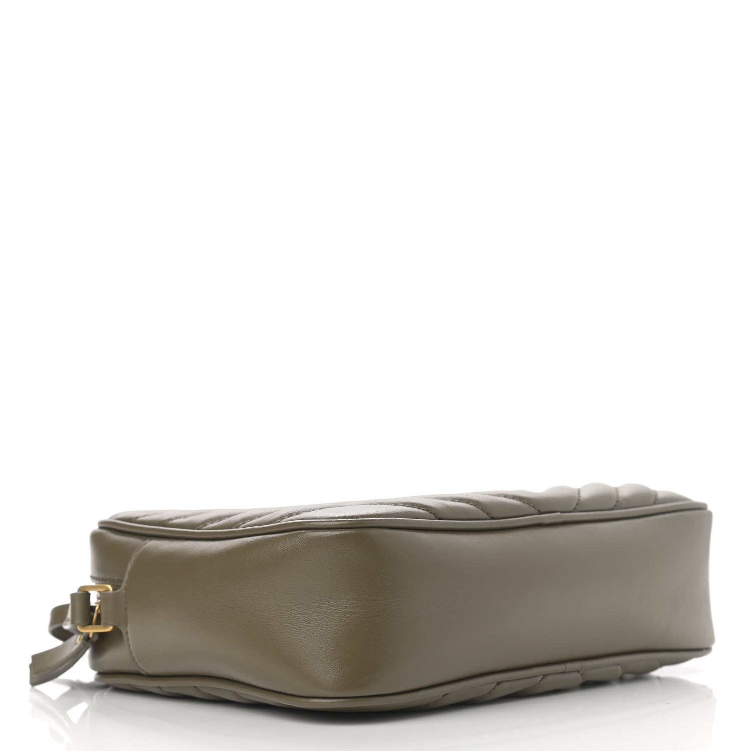 Saint Laurent Calfskin Matelasse Monogram Lou Camera Bag Military Olive 4 of 10