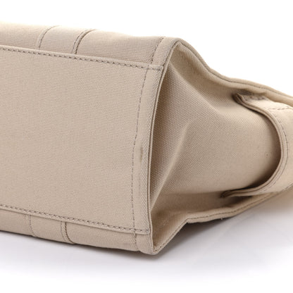 Marc Jacobs Cotton Canvas Medium The Traveler Tote Bag Beige 10 of 10