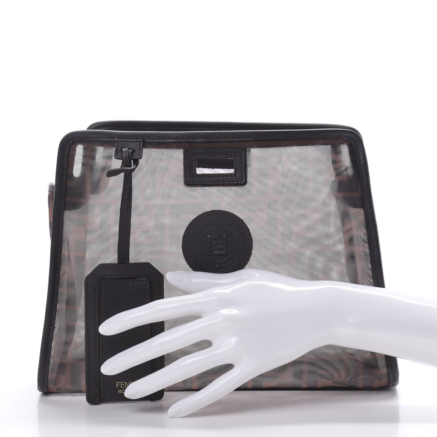 Mesh Vitello Century FF 1974 Mini Peekaboo Defender Cover Marrone Black Ebano